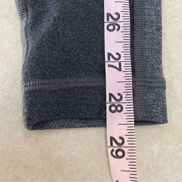 Lululemon wunder under full length tech mesh gray leggings tights 37818 - Picture 8 of 9